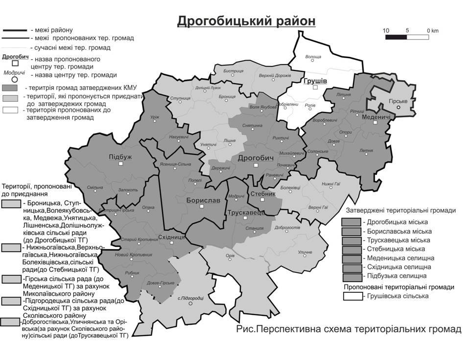 DrogMedia Хто і з ким: проект децентралізації Дрогобиччини