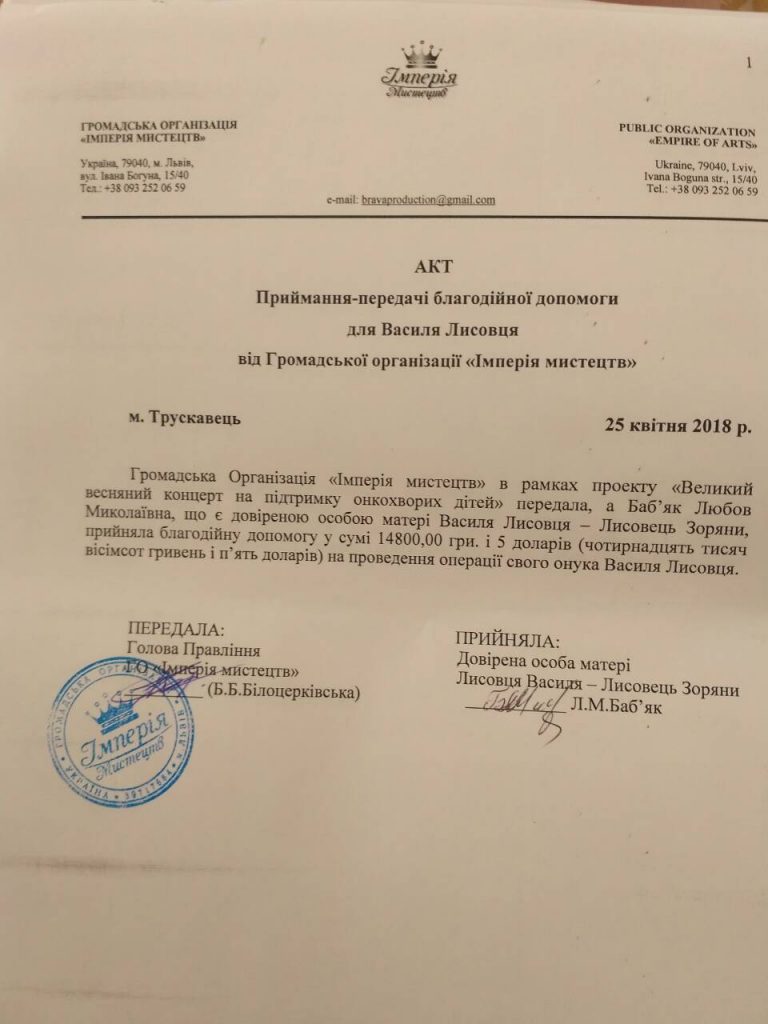 В Трускавці відбувся ВЕЛИКИЙ ВЕСНЯНИЙ КОНЦЕРТ на підтримку онкохворих дітей 2 DrogMedia В Трускавці відбувся ВЕЛИКИЙ ВЕСНЯНИЙ КОНЦЕРТ на підтримку онкохворих дітей