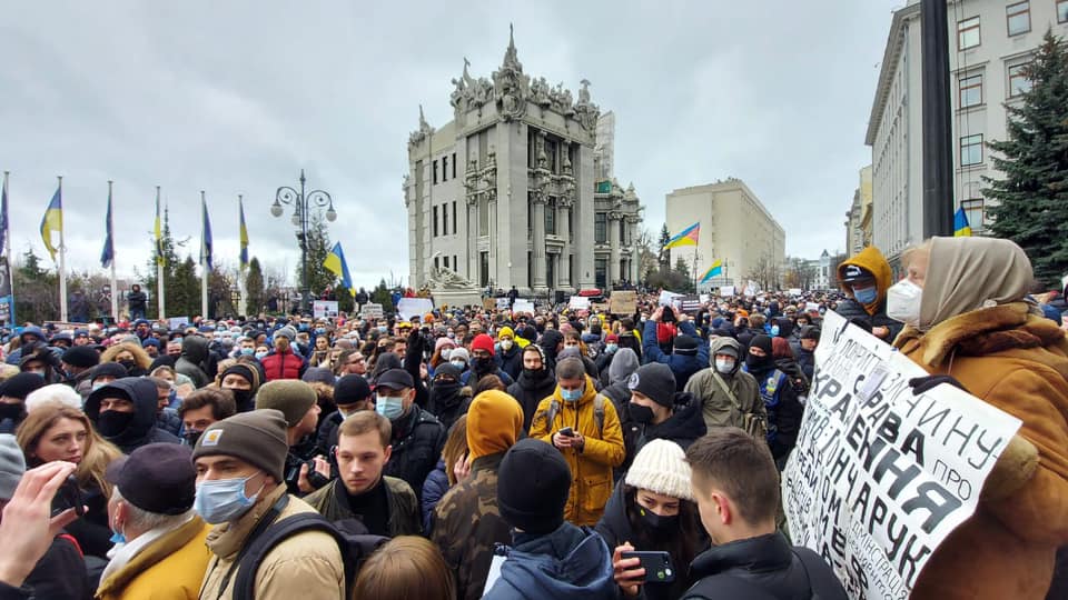 DrogMedia У Києві відбулись акції протесту на підтримку Стерненка