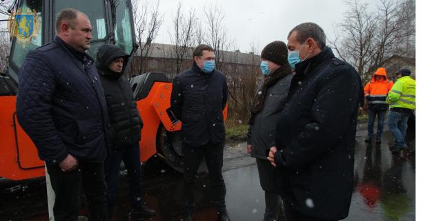 DrogMedia В ЛОДА проінспектували ремонт дороги Доброгостів-Довголука