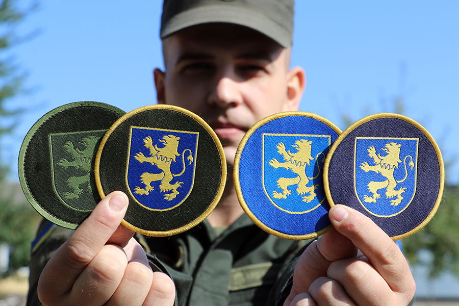 DrogMedia У дрогобицьких гвардійців новий нарукавний знак 
