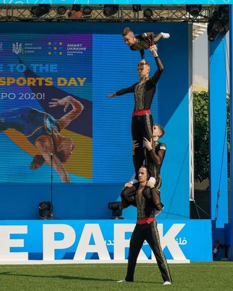 DrogMedia Дрогобицькі акробати виступили на Всесвітній виставці "Експо-2020" в Дубаї