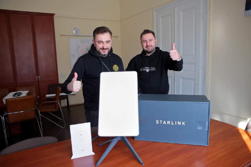DrogMedia Львівщина отримала першу супутникову тарілку Starlink