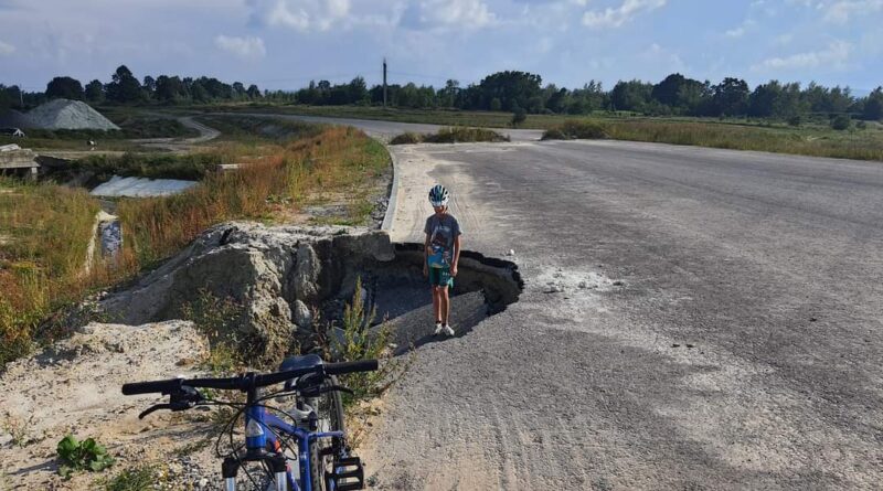 DrogMedia Нова об'їзна Трускавця зазнала руйнування ще до здачі в експлуатацію