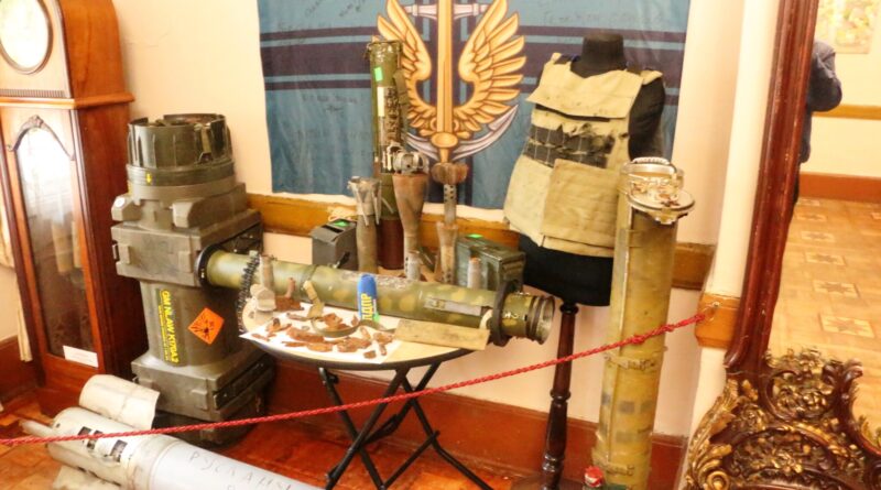 DrogMedia В музеї Біласа у Трускавці діє експозиція «Війна поруч»