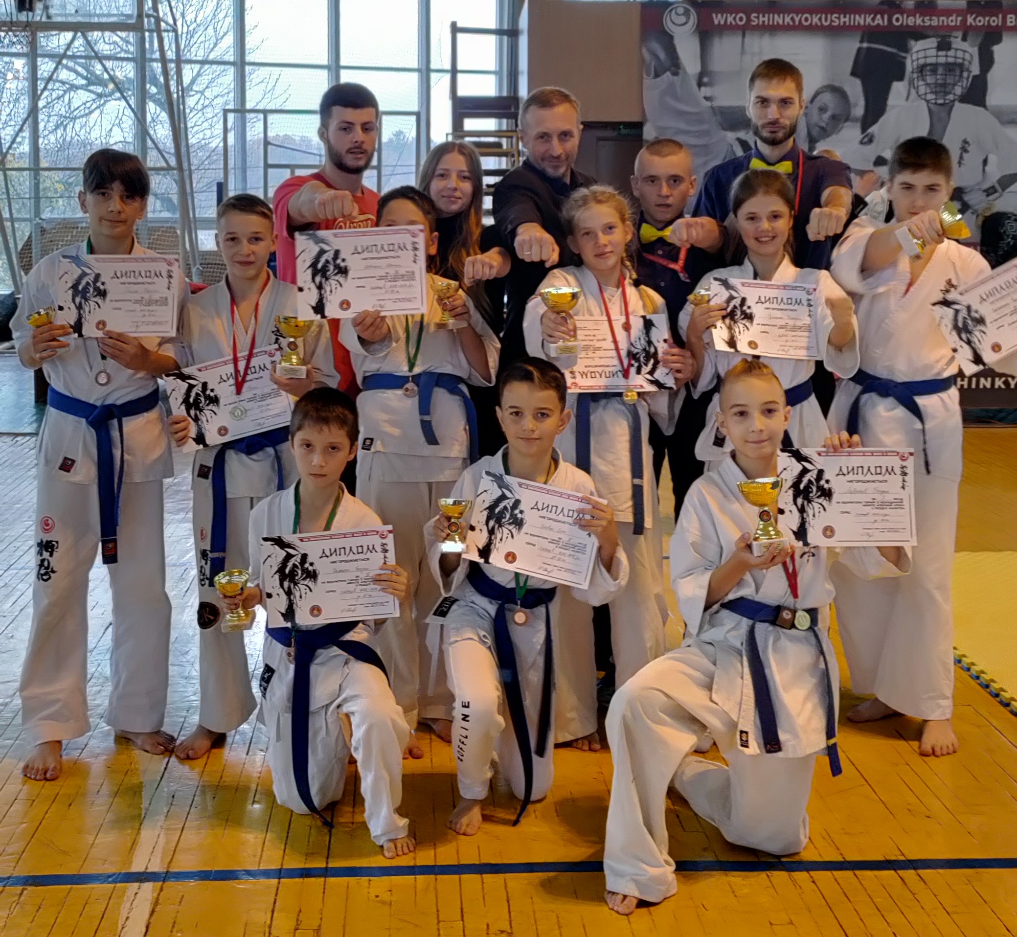 DrogMedia Дрогобицькі спортсмени - срібні призери Чемпіонату Львівщини з карате кіокушинкай