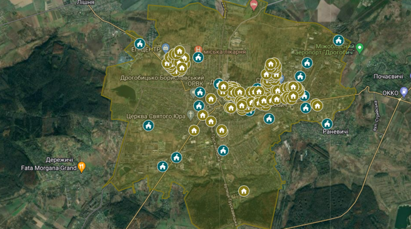 DrogMedia У Дрогобичі оновили електронну мапу укриттів