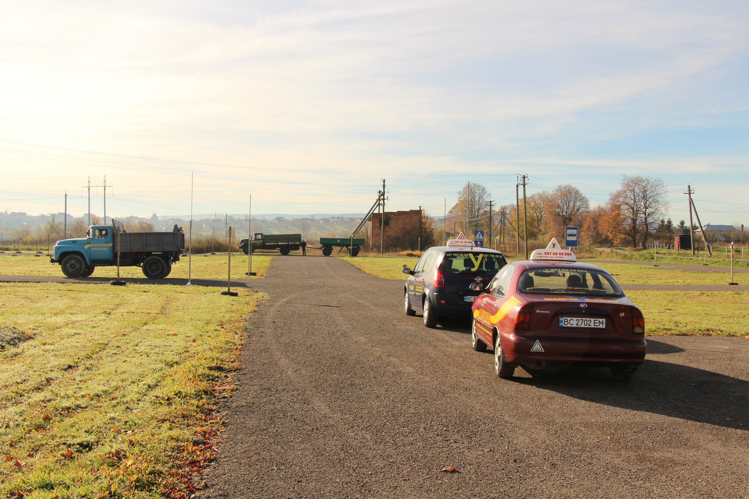 DrogMedia У Дрогобичі автошкола відкрила власний автодром