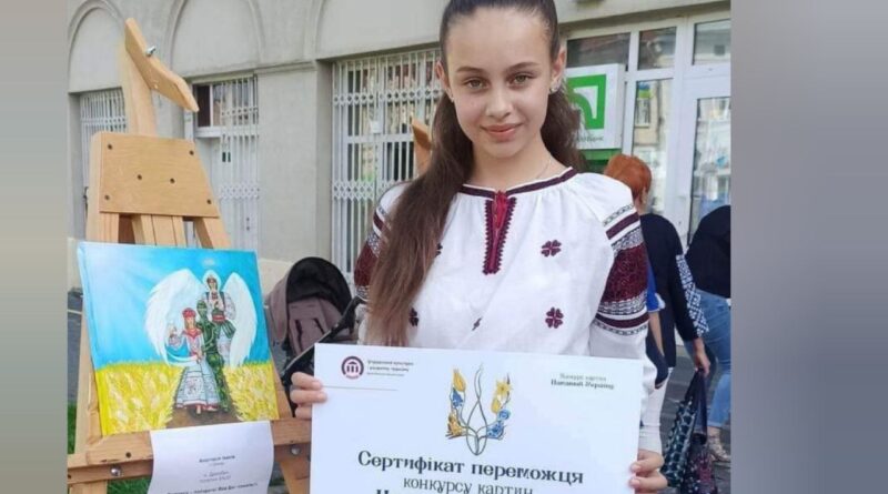 DrogMedia Юна художниця з Дрогобича Анастасія Івахів передала 5000 грн на потреби ЗСУ