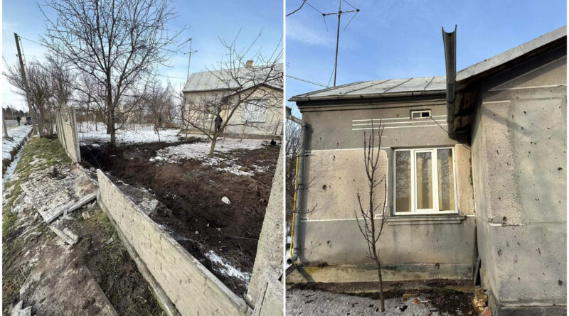 DrogMedia На Золочівщині ракета окупантів впала біля автобусної зупинки. ФОТО