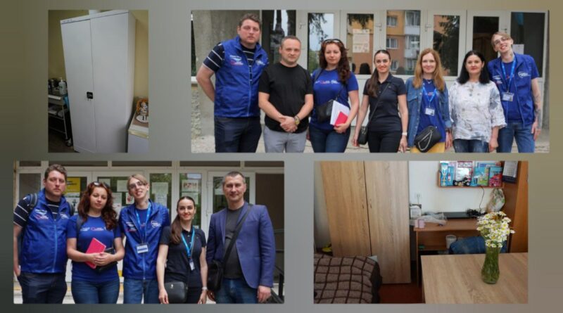 DrogMedia БФ "Право на захист" передав на потреби ВПО в Дрогобичі меблі та устаткування для медкабінетів