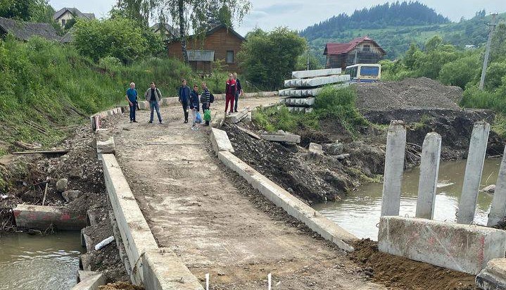 DrogMedia Зі Східниці до Нового Кропивника встановили тимчасовий переїзд. ВІДЕО