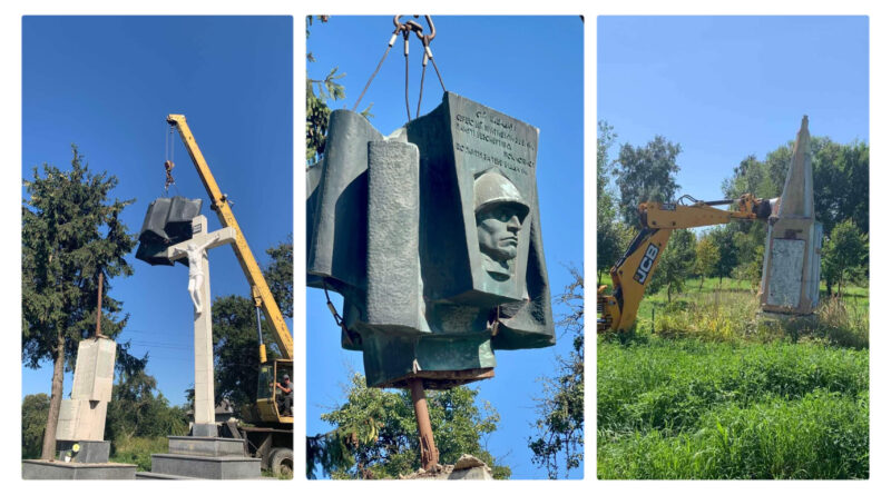 DrogMedia У Меденицькій громаді демонтували два останні пам'ятники радянської доби