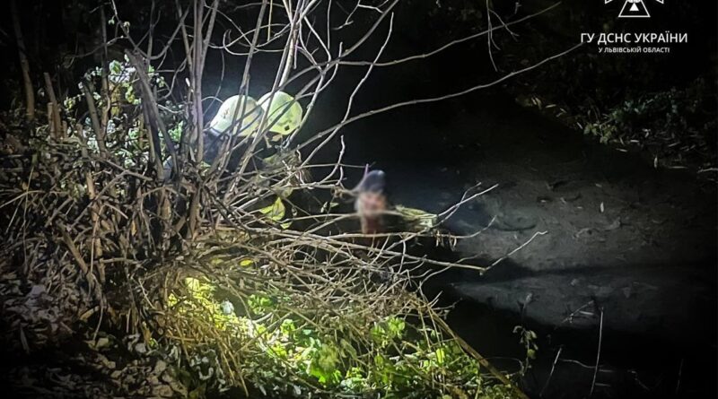 DrogMedia У Дрогобичі 34-річний чоловік не міг самостійно вибратися з потічка