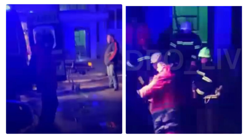 DrogMedia У Дрогобичі з пожежі рятувальники винесли людину