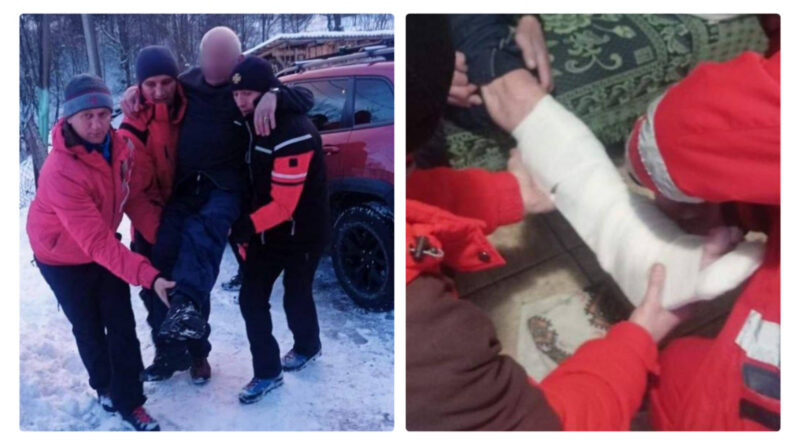 DrogMedia 77-річний турист з Трускавця зламав ногу під час спуску з гори Пікуй