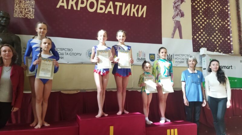 DrogMedia Бориславські акробатки здобули нагороди на чемпіонаті Львівщини