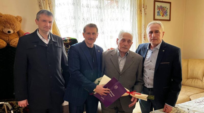 DrogMedia Микола Мацигін з Дрогобицької ТГ відзначив 100-літній ювілей