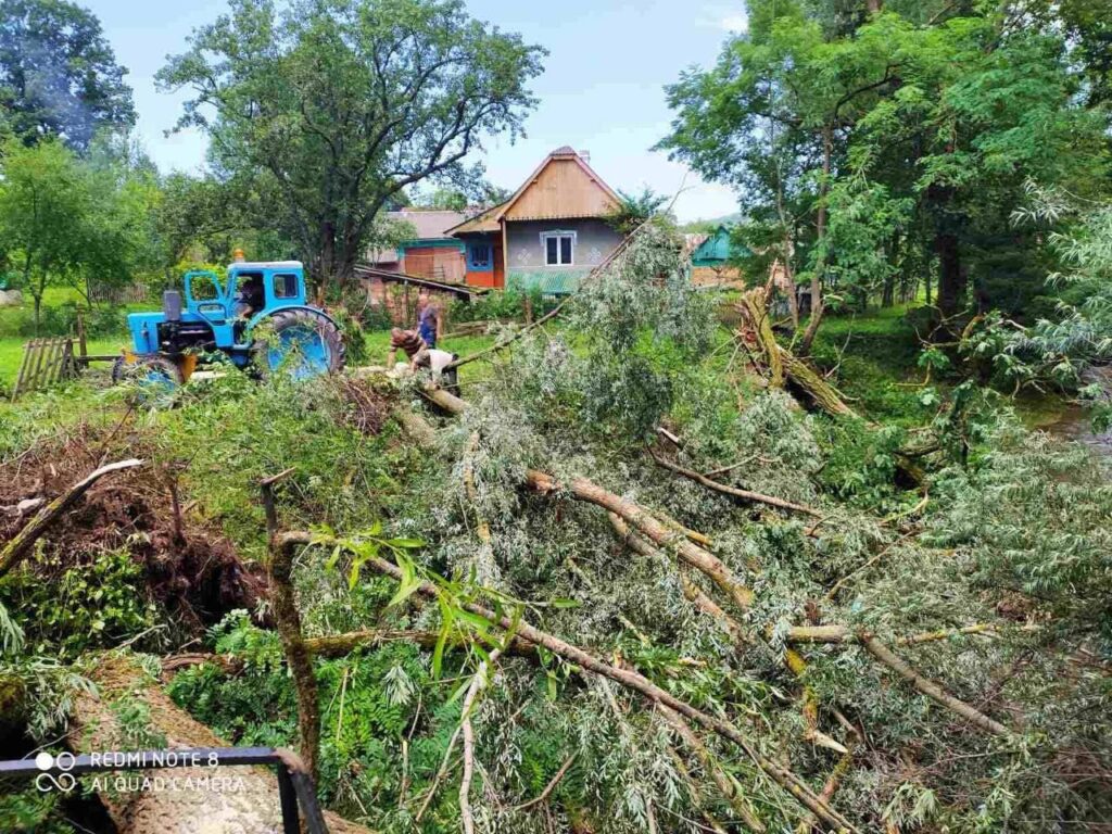 DrogMedia На Дрогобиччині гроза наробила шкоди