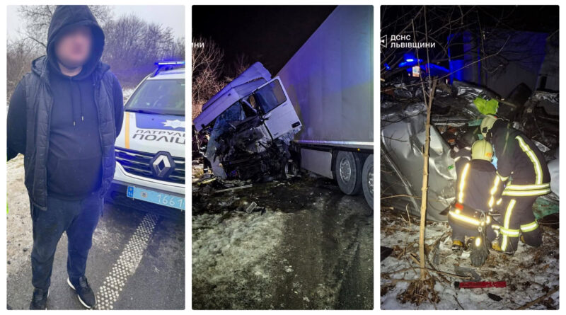 DrogMedia За скоєння ДТП з 7 загиблими на Львівщині затримано п'яного водія