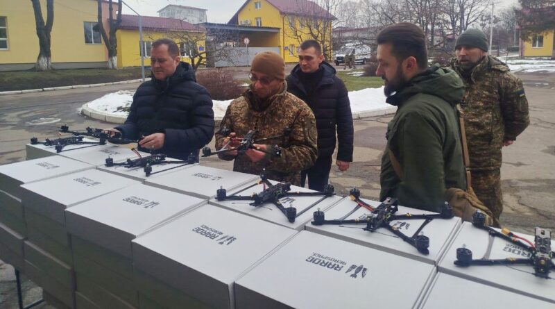 DrogMedia Бориславська громада передала 65 FPV-дронів для Нацгвардії