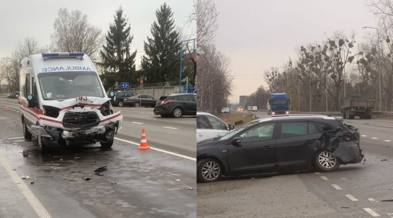 DrogMedia На Львівщині в ДТП зі «швидкою» травмований водій легковика