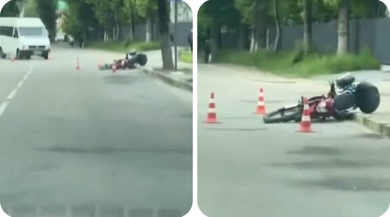 DrogMedia У Бориславі ДТП за участі мотоцикла