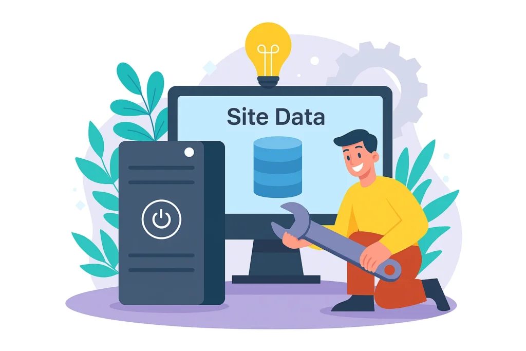 Де зберігаються дані сайту WordPress
