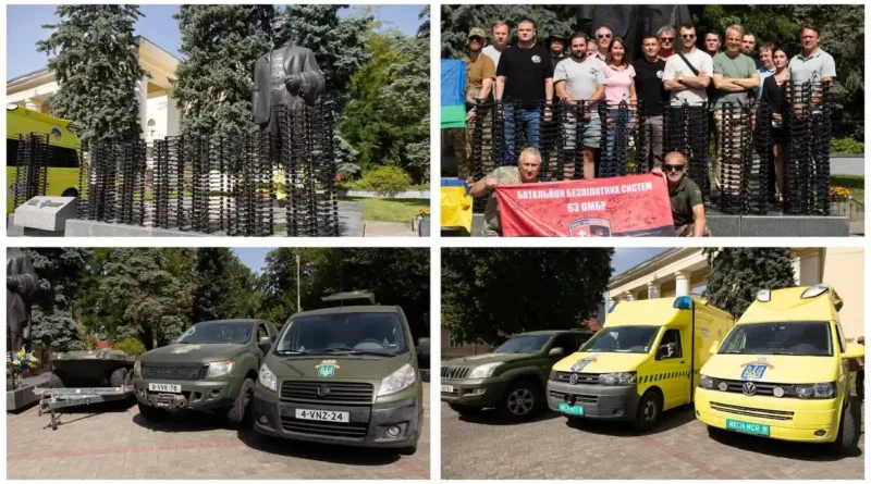 З Дрогобиччини передали значну підтримку для Збройних сил України