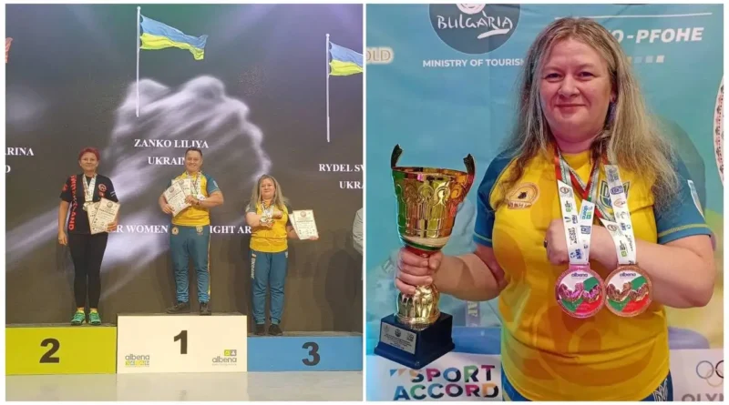 Світлана Ридель з Залоктя виборола 2 "бронзи" на ЧС з армреслінгу