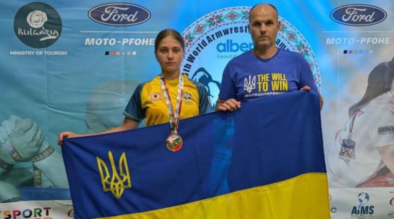 DrogMedia Надія Биців з Підбужа - призерка Чемпіонату світу з армреслінгу