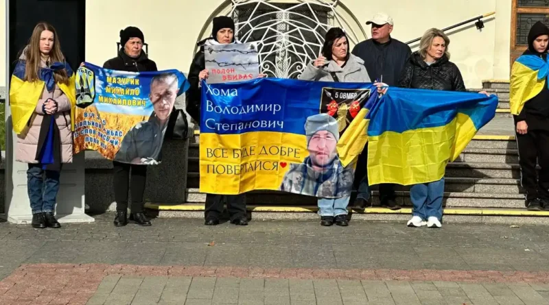 у Дрогобичі родичі безвісти зниклих воїнів провели чергову акцію