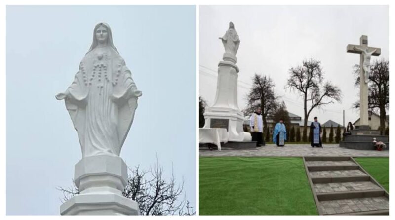 DrogMedia У Волощі освятили нову статую Матері Божої