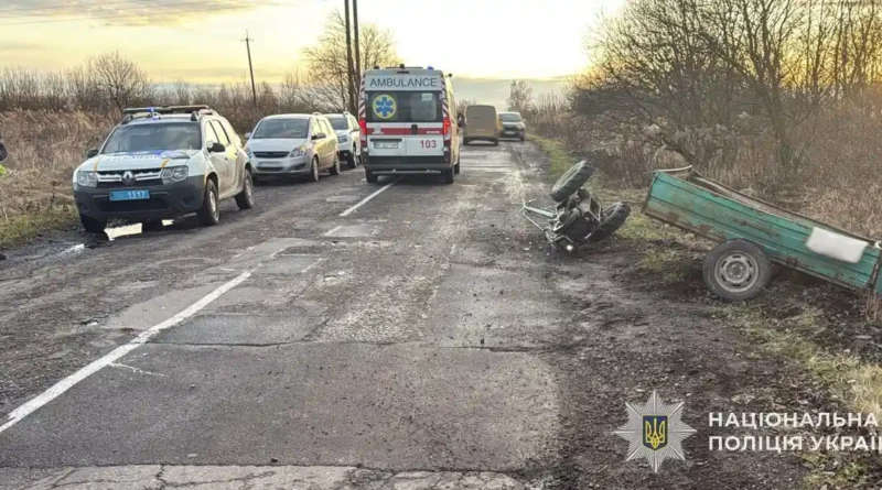 Водійка з Дрогобиччини зіткнулася з мотоблоком на Стрийщині: є травмовані