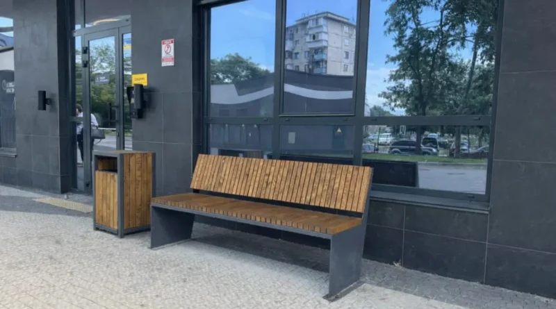 Лавочки в стилі лофт для приватних дворів та закладів