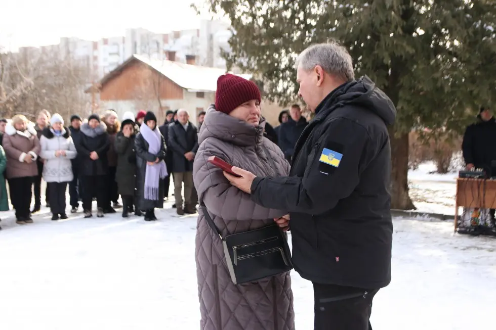 У Дрогобичі родинам полеглих Героїв вручили державні нагороди