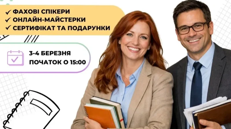 Освіта, яка тримає: вчителів запрошують на всеукраїнську онлайн конференцію 3–4 березня