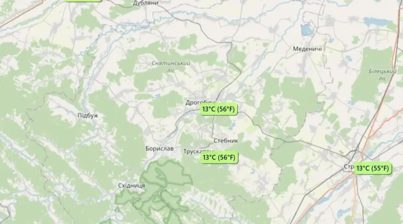 Погода в Дрогобичі