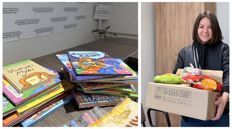 DrogMedia Учні дрогобицького ліцею передали книги й подарунки дітям у лікарні