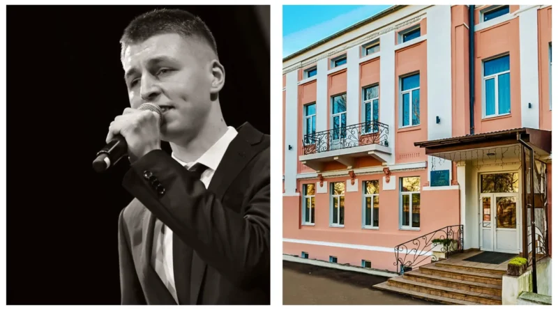 Студент із Дрогобича Андрій Гриценко