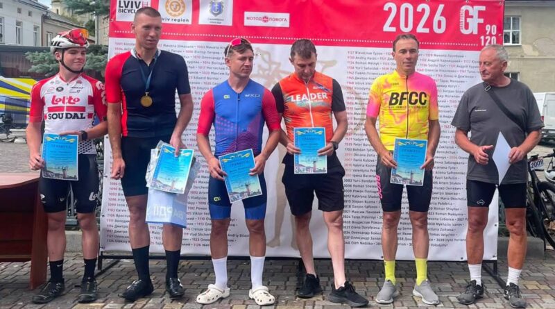 DrogMedia Велогонщики з Дрогобича вибороли призові місця на Gran Fondo Ukraine 2026