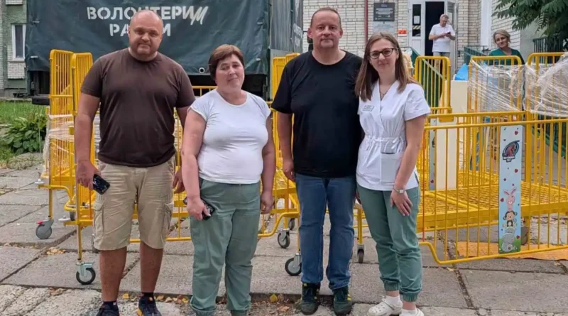 Педіатричне відділення Дрогобицької міської лікарні №1 отримало нові багатофункціональні ліжка