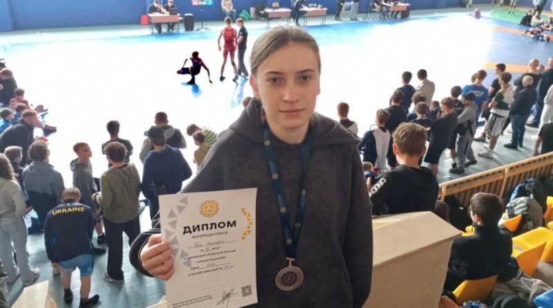 Вікторія Трач з Трускавця здобула срібло чемпіонату Львівщини з вільної боротьби